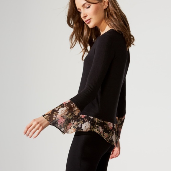 Bailey 44 Love Story Layered Sweater in Black - Picture 3 of 3